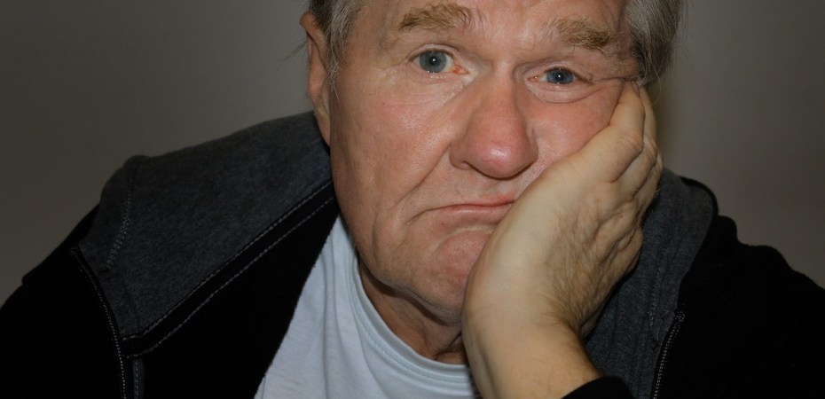 man, despondent, old, age, retirement, life